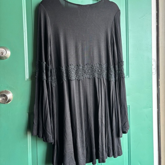 House of trends size medium black short dress or long tunic new nwt - Picture 9 of 9